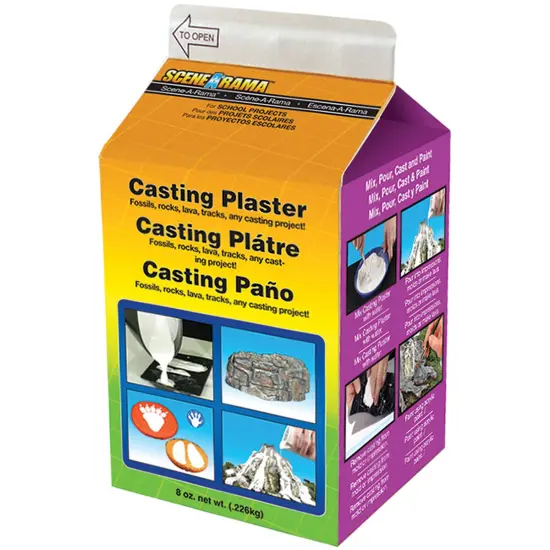 SceneARama Casting Plaster-8oz {2}