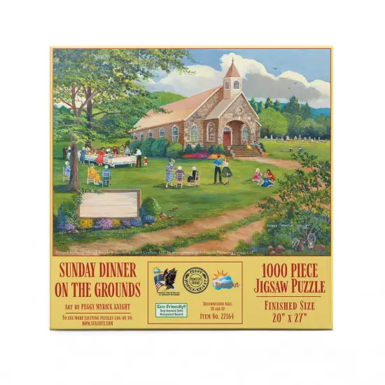 Sunsout Sunday Dinner on the Grounds 1000 pc Jigsaw Puzzle 22164 {3}