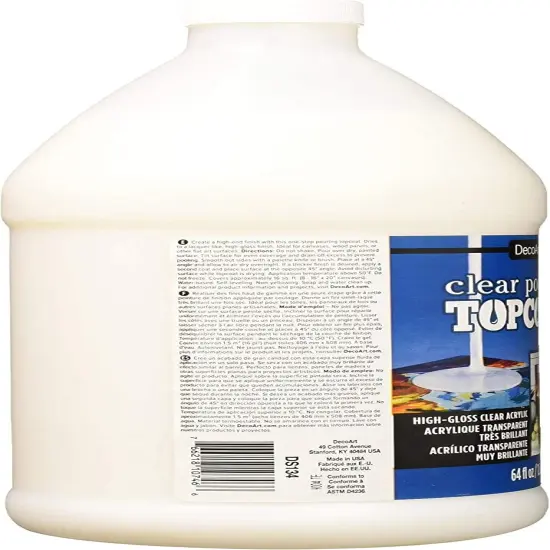 DecoArt Clear Pouring Topcoat-64oz {2}