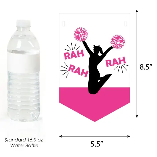 Big Dot of Happiness We've Got Spirit - Cheerleading - Birthday Party Bunting Banner - Cheerleader Birthday Party Decorations - Happy Birthday {3}