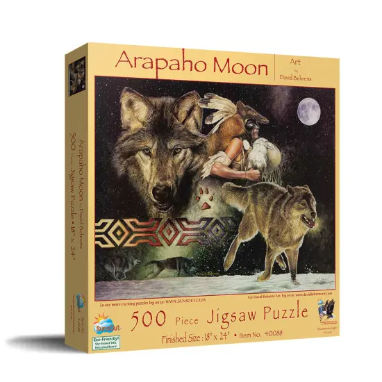 Sunsout Arapaho Moon 500 pc Jigsaw Puzzle 40088 {3}
