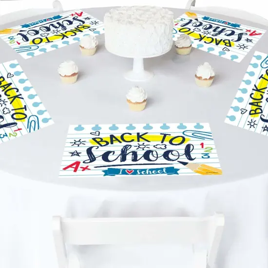 Big Dot of Happiness Back to School - Paper First Day of School Classroom Decorations Coloring Sheets - Activity Placemats - Set of 16 {4}