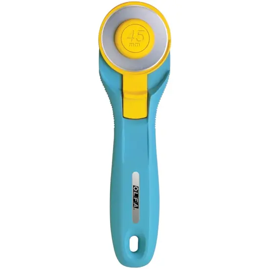 OLFA Quick-Change Rotary Cutter 45mm-Aqua {2}