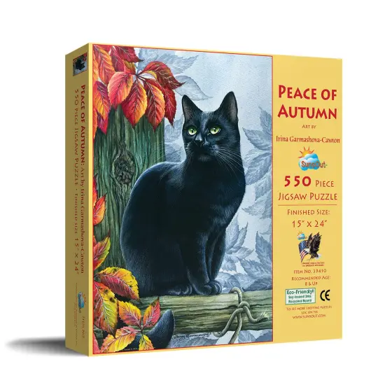 Sunsout Peace of Autumn 550 pc Jigsaw Puzzle 39410 {3}