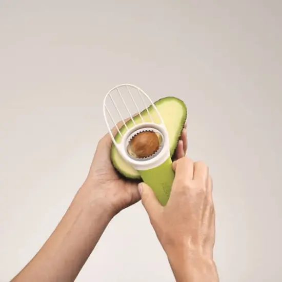 GoAvocado 3 in 1 Cut De-Stone and Slice Tool Safe Folding Blade {5}