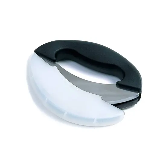 Norpro Stainless Steel Mezzaluna Rock to Chop and Mince Garlic Herbs Vegetables {1}