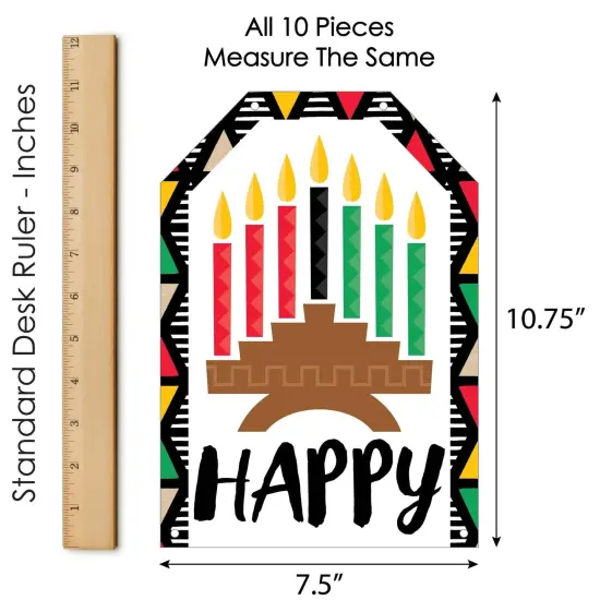 Big Dot of Happiness Happy Kwanzaa - Vertical Paper Door Banners - Wall Decoration Kit - Indoor Door Decor {7}