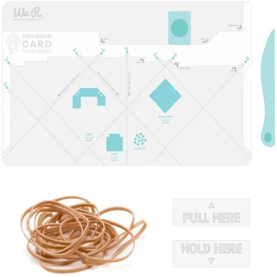 We R Punch Board-Explosion Card {2}