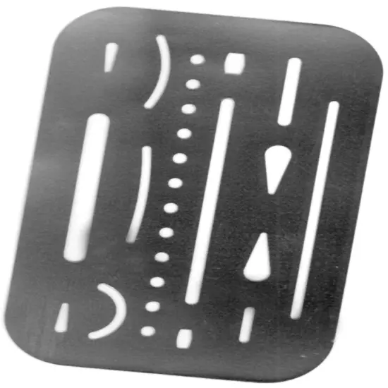 Westcott Erasing Shield-3.5"X2.25" {2}