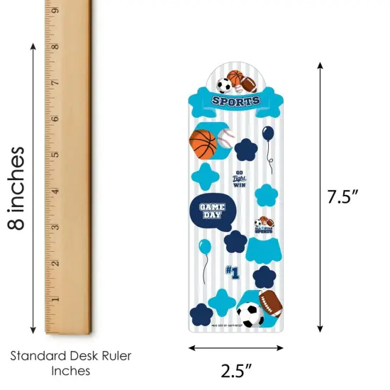 Big Dot of Happiness Go, Fight, Win - Sports - Birthday Party Favor Kids Stickers - 16 Sheets - 256 Stickers {4}