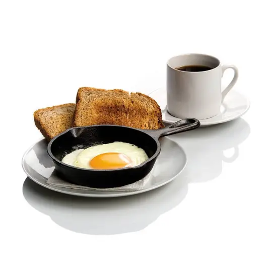 Lodge L5MS Pre Seasoned Cast Iron Mini Individual Size Cooking Skillet 5 in {3}