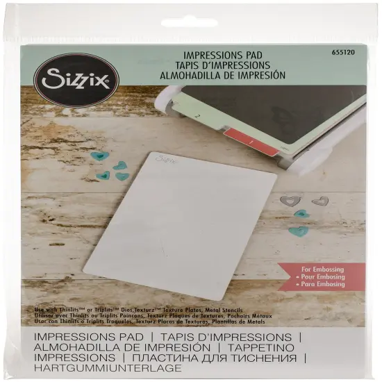 Sizzix BIGkick/Big Shot/Vagabond Texturz Impressions Pad-8.875"X5.875"X.125" {1}