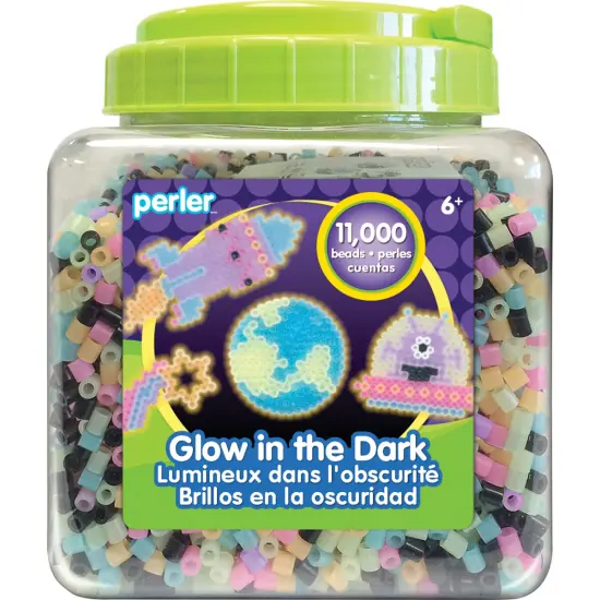 Perler Fused Beads 11,000/Pkg-Glow In The Dark {1}