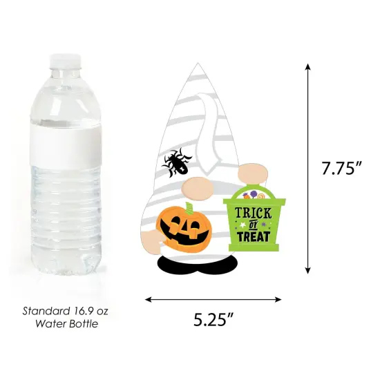 Big Dot of Happiness Halloween Gnomes - Gnome Decorations DIY Spooky Fall Party Essentials - Set of 20 {6}