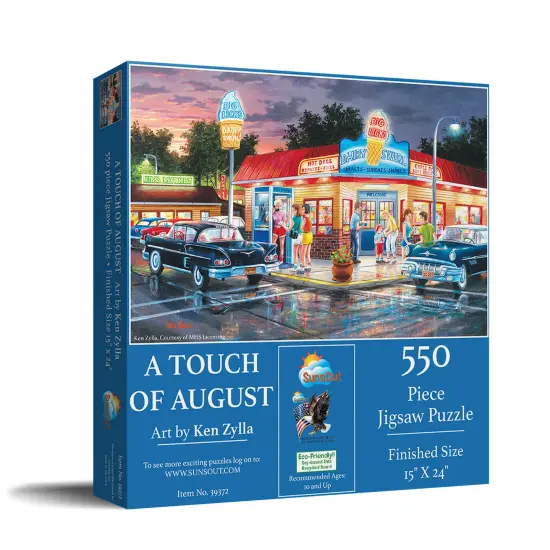 Sunsout A Touch of August 550 pc Jigsaw Puzzle 39372 {3}