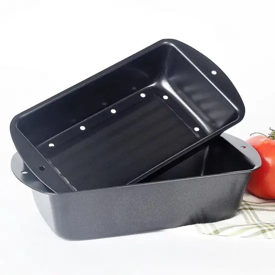 Norpro Nonstick Meat Loaf/Bread Pan Set {4}