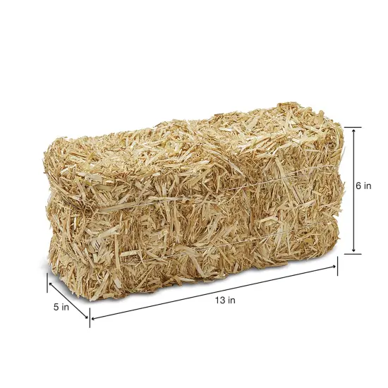 FloraCraft Decorative Straw Bale-5"x6"x13" {3}