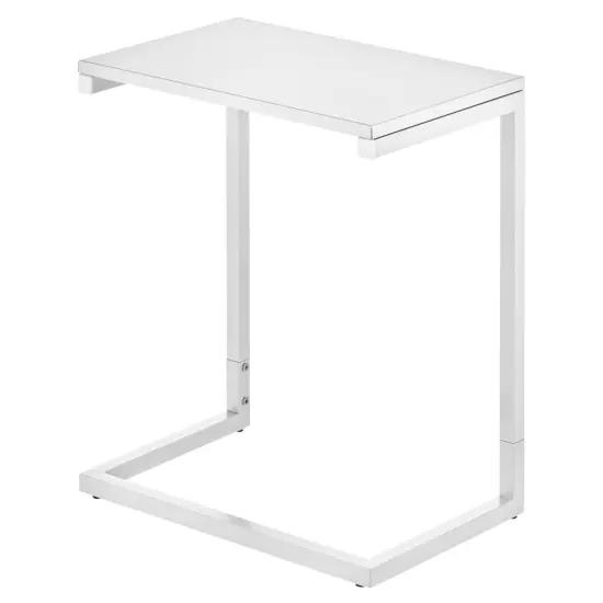 mDesign Modern Minimalistic Metal Accent Desk and Tray Furniture Unit {3}