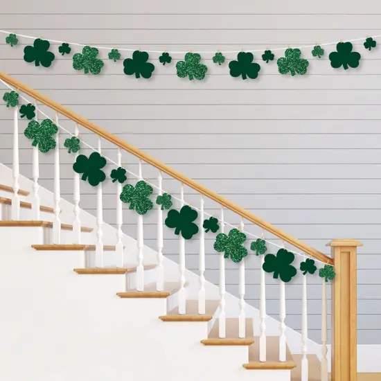Big Dot of Happiness St. Patrick's Day - Saint Paddy's Day Party DIY Decorations - Clothespin Garland Banner - 44 Pieces {3}