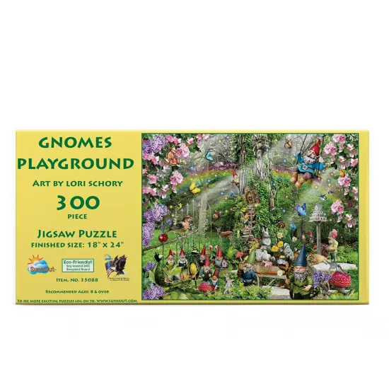 Sunsout Gnomes Playground 300 pc Jigsaw Puzzle 35088 {4}