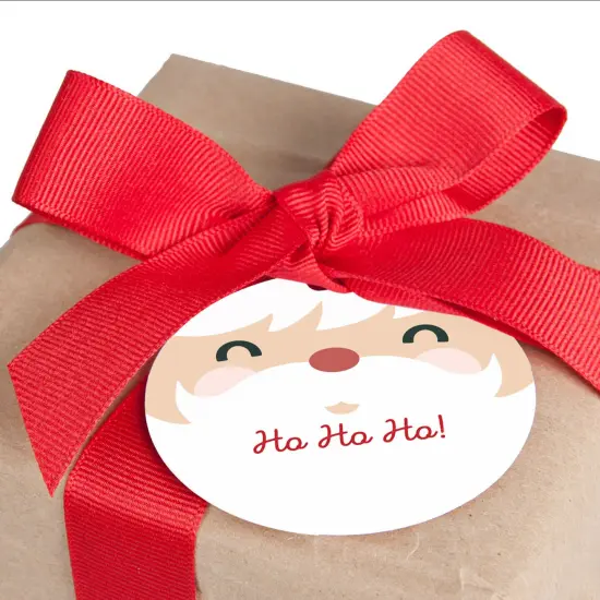 Big Dot of Happiness Jolly Santa Claus - Christmas Party Favor Gift Tags (Set of 20) {3}
