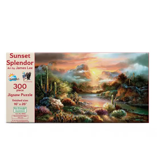 Sunsout Sunset Splendor 300 pc Jigsaw Puzzle 18002 {3}