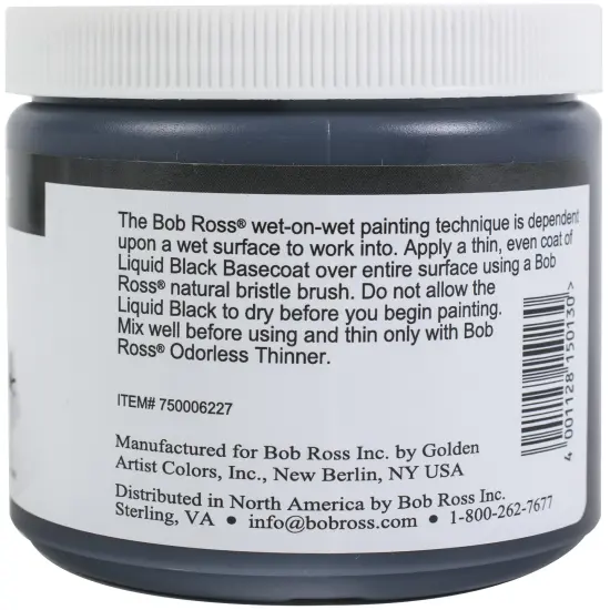 Bob Ross Liquid Black 237ml-Black {2}