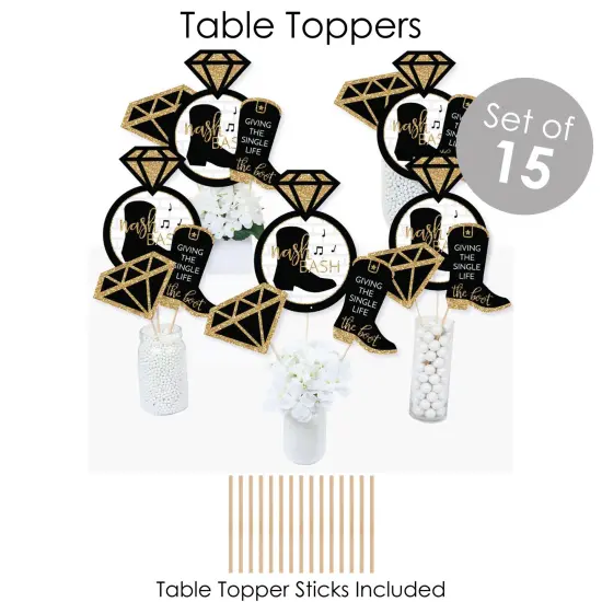 Big Dot of Happiness Nash Bash - Nashville Bachelorette Party Supplies - Banner Decoration Kit - Fundle Bundle {7}