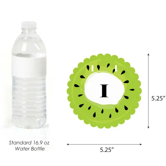 Big Dot of Happiness Tutti Fruity 1st Birthday Highchair Decor - I Am One - Frutti Summer First Birthday High Chair Banner {3}