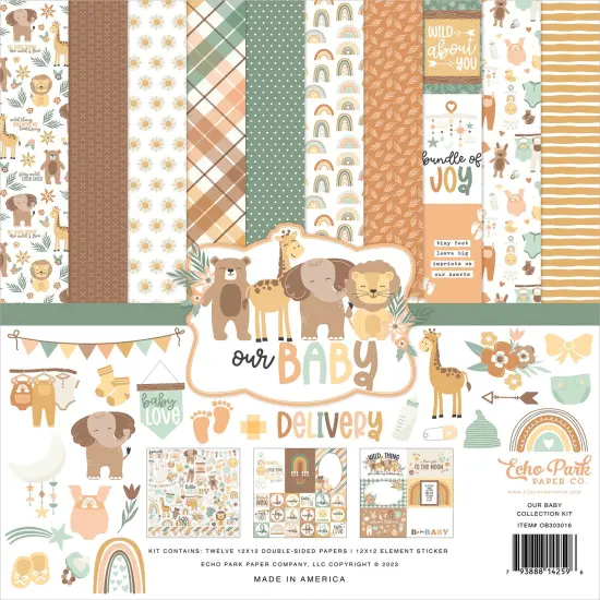 Echo Park Collection Kit 12"X12"-Our Baby {1}