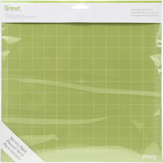 Cricut Adhesive Back Cutting Mats 12"X12" 3/Pkg-Green, Blue & Purple {1}