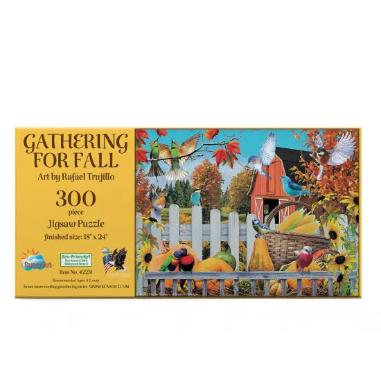 Sunsout Gathering for Fall 300 pc Jigsaw Puzzle 42231 {4}
