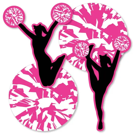 Big Dot of Happiness We've Got Spirit - Cheerleading - Cheerleaders Decorations DIY Birthday Party or Cheerleader Party Essentials - Set of 20 {3}