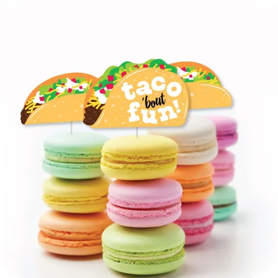 Big Dot of Happiness Taco 'Bout Fun - Diy Shaped Fiesta Cut-Outs - 24 Count {4}