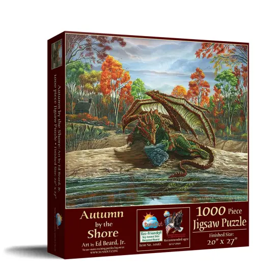 Sunsout Autumn by the Shore 1000 pc Jigsaw Puzzle 20162 {3}