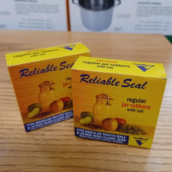 Standard Old-Style Canning Jar Rubbers - With Tab (24 pk) {3}