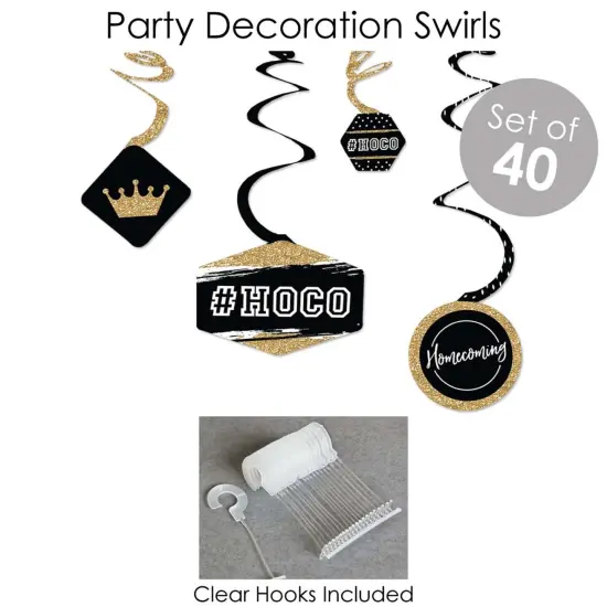 Big Dot of Happiness Hoco Dance - Homecoming Supplies - Banner Decoration Kit - Fundle Bundle {6}