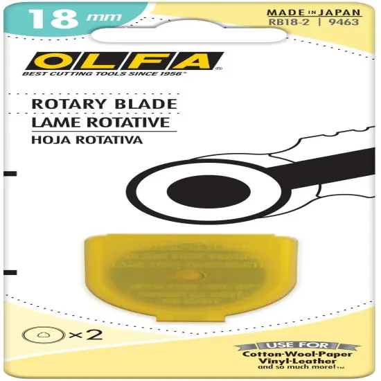 OLFA Rotary Blade 18mm 2/Pkg {1}