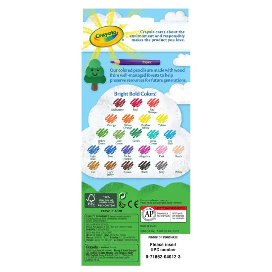 Crayola Colored Pencils-24/Pkg Long {4}