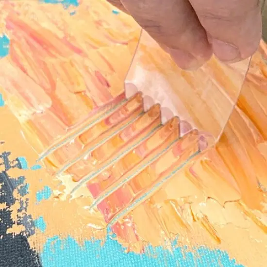 DecoArt Impasto Paint Accessories 5/Pkg-Clear Texture Cards {2}