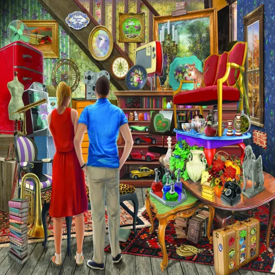 Sunsout Forgotten Treasures 300 pc Jigsaw Puzzle 31563 {1}