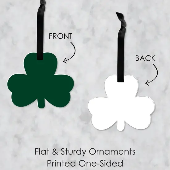 Big Dot of Happiness St. Patrick's Day - Saint Paddy's Day Decorations - Tree Ornaments - Set of 12 {7}
