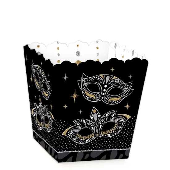 Big Dot of Happiness Masquerade - Party Mini Favor Boxes - Mask Party Treat Candy Boxes - Set of 12 {1}