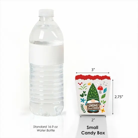 Big Dot of Happiness Garden Gnomes - Party Mini Favor Boxes - Forest Gnome Party Treat Candy Boxes - Set of 12 {3}