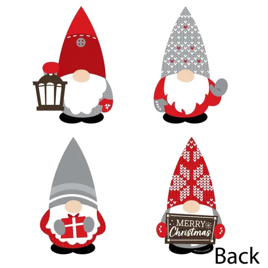 Big Dot of Happiness Christmas Gnomes - Decorations Holiday Party Essentials - Set of 20 {4}