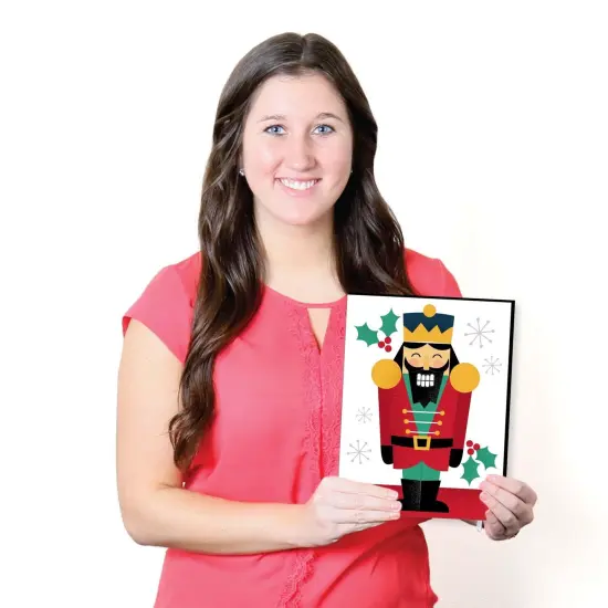 Big Dot of Happiness Christmas Nutcracker - Holiday Wall Art Room Decor - 7.5 x 10 inches - Set of 3 Prints {7}