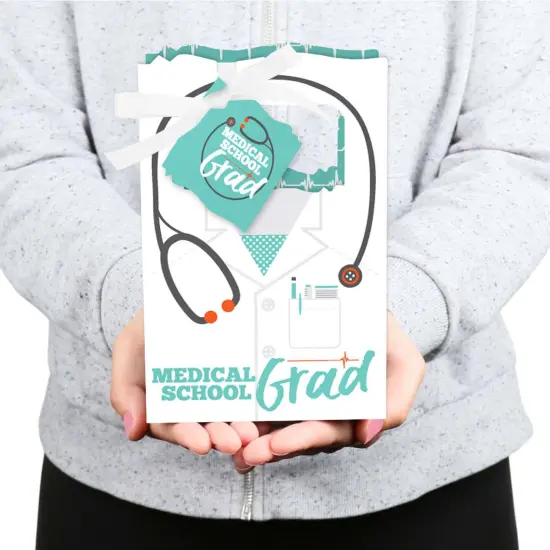 Big Dot of Happiness Medical School Grad - Doctor Graduation Party Favor Boxes - Set of 12 {6}