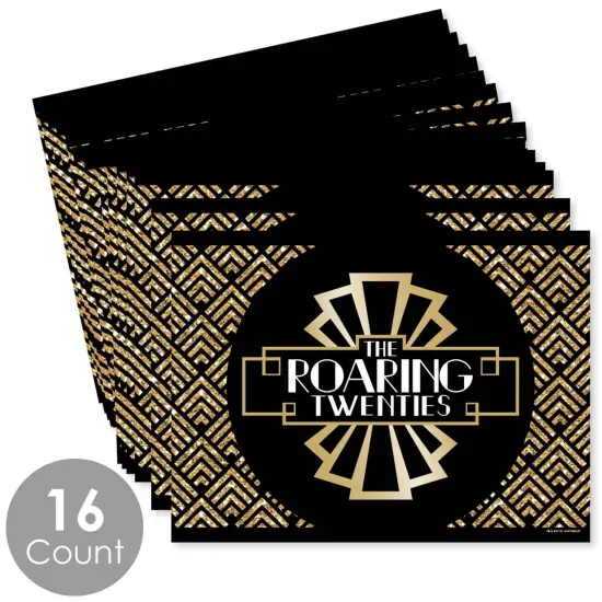 Big Dot of Happiness Roaring 20's - Party Table Decorations - 1920s Art Deco Jazz Party Placemats - Set of 16 {4}