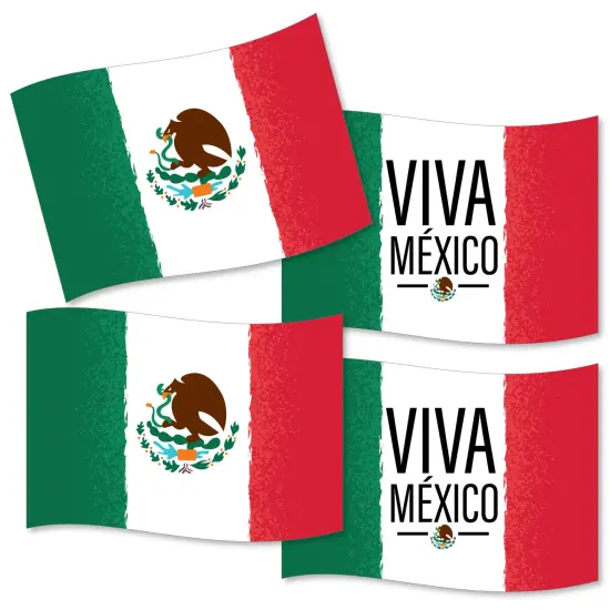 Big Dot of Happiness Viva Mexico - Flag Decorations DIY Mexican Independence Day Party Essentials - Set of 20 {3}