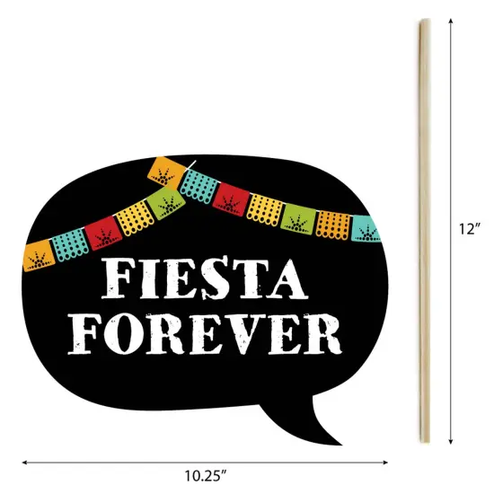 Big Dot of Happiness Fiesta - Fiesta Themed Party - Photo Booth Props Kit - 20 Count {7}